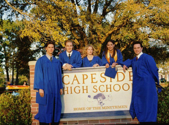 Foto Katie Holmes, Michelle Williams, James Van Der Beek, Kerr Smith