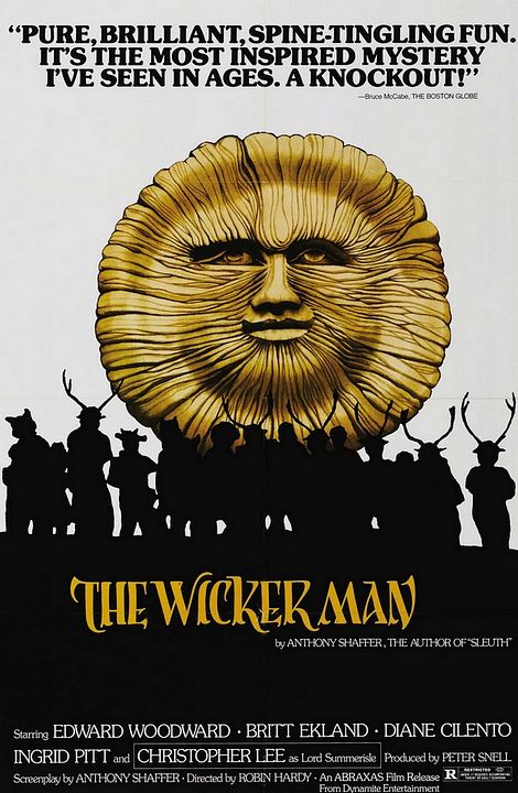 El hombre de mimbre : Póster