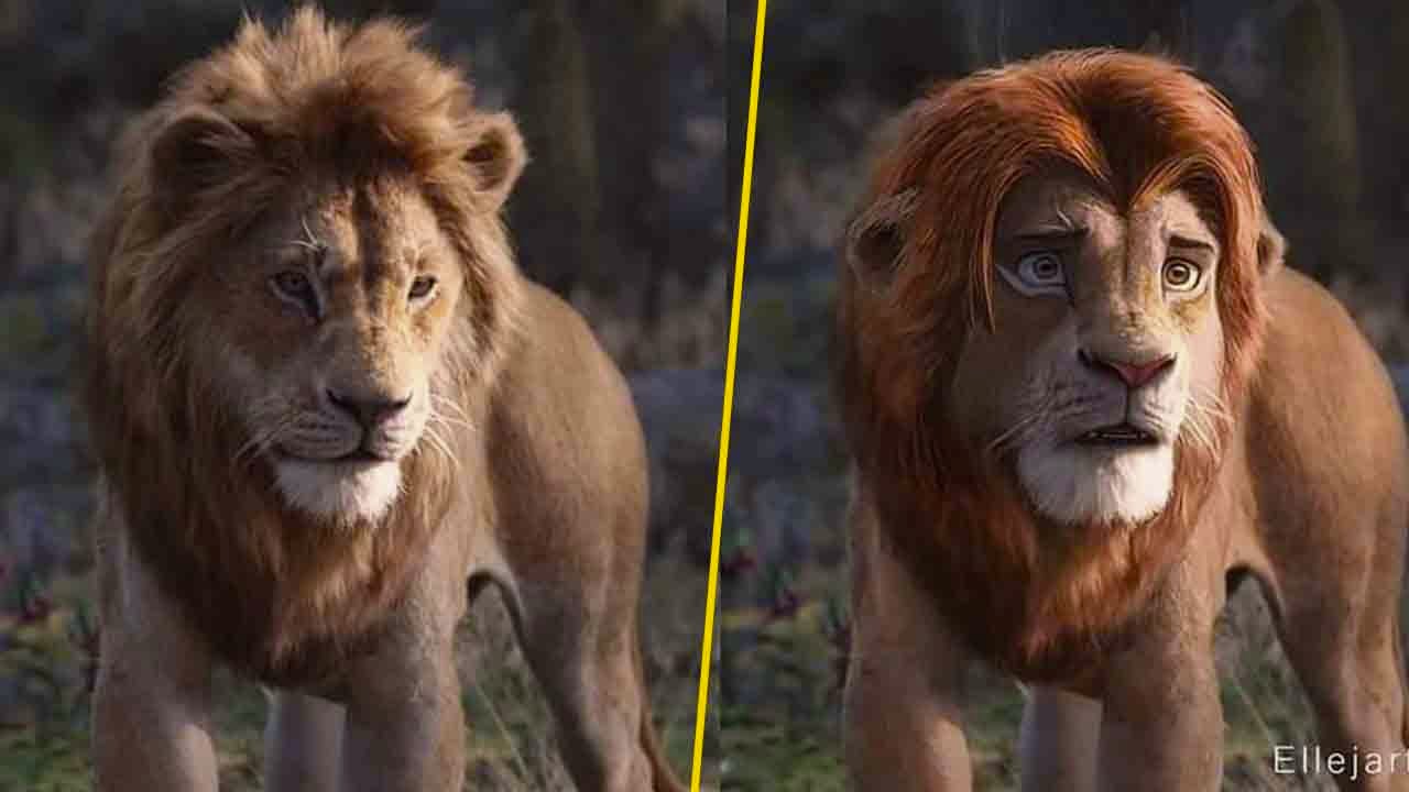 El rey león Así debieron lucir los personajes en el remake Simba grande SensaCine com mx