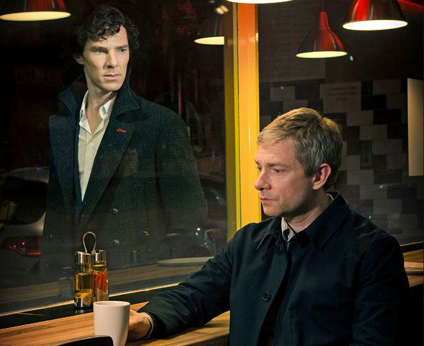 Sherlock : Foto Benedict Cumberbatch, Martin Freeman