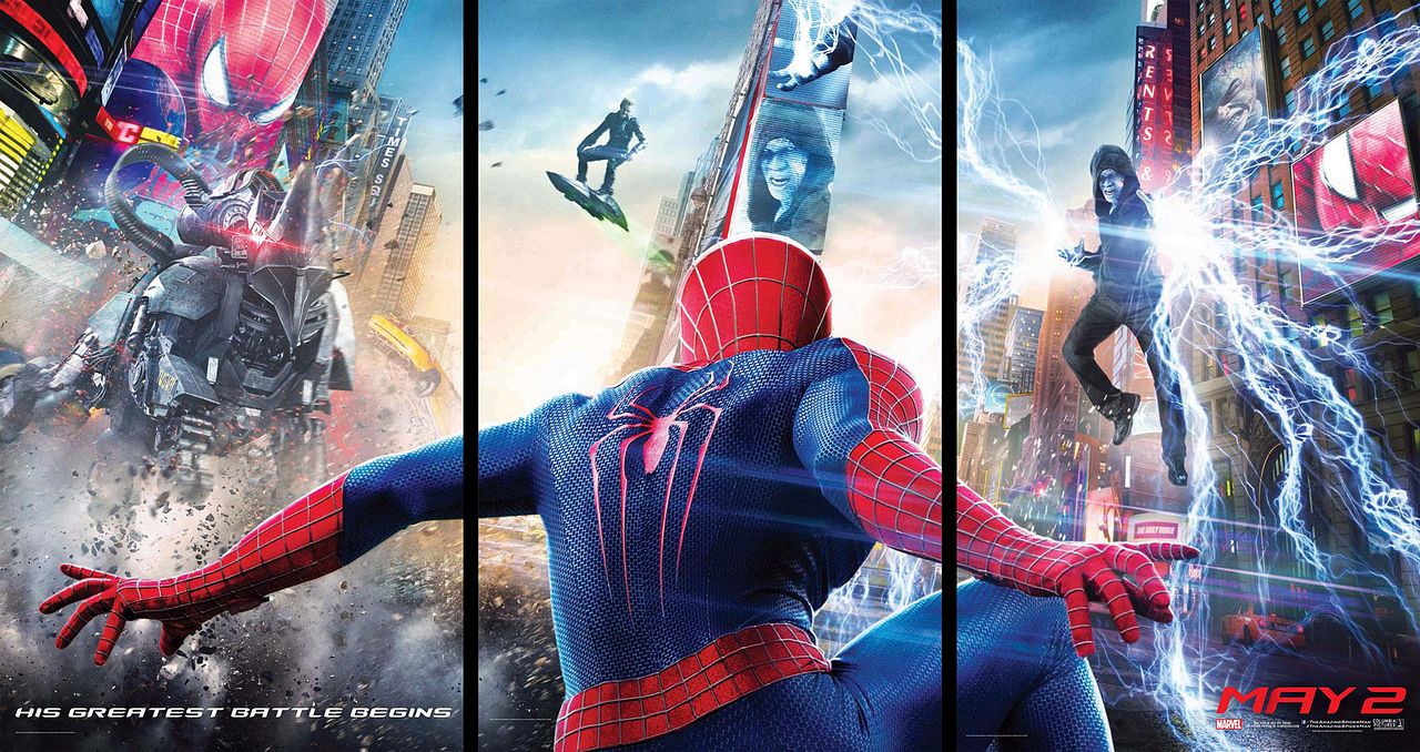 El sorprendente Hombre Araña 2: La amenaza de Electro : Póster