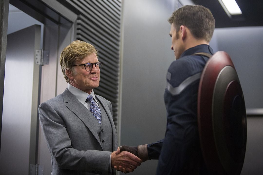 Capitán América: El soldado de invierno : Foto Robert Redford, Chris Evans