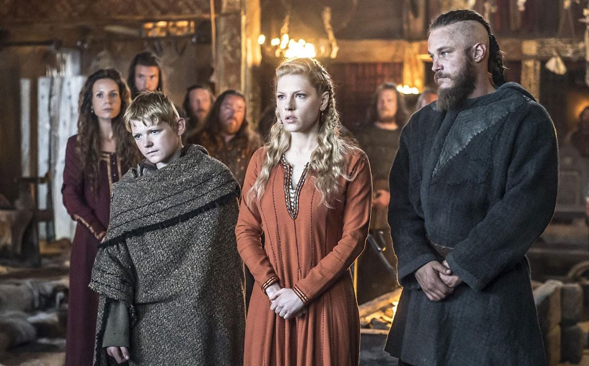 Vikingos : Foto Katheryn Winnick, Travis Fimmel