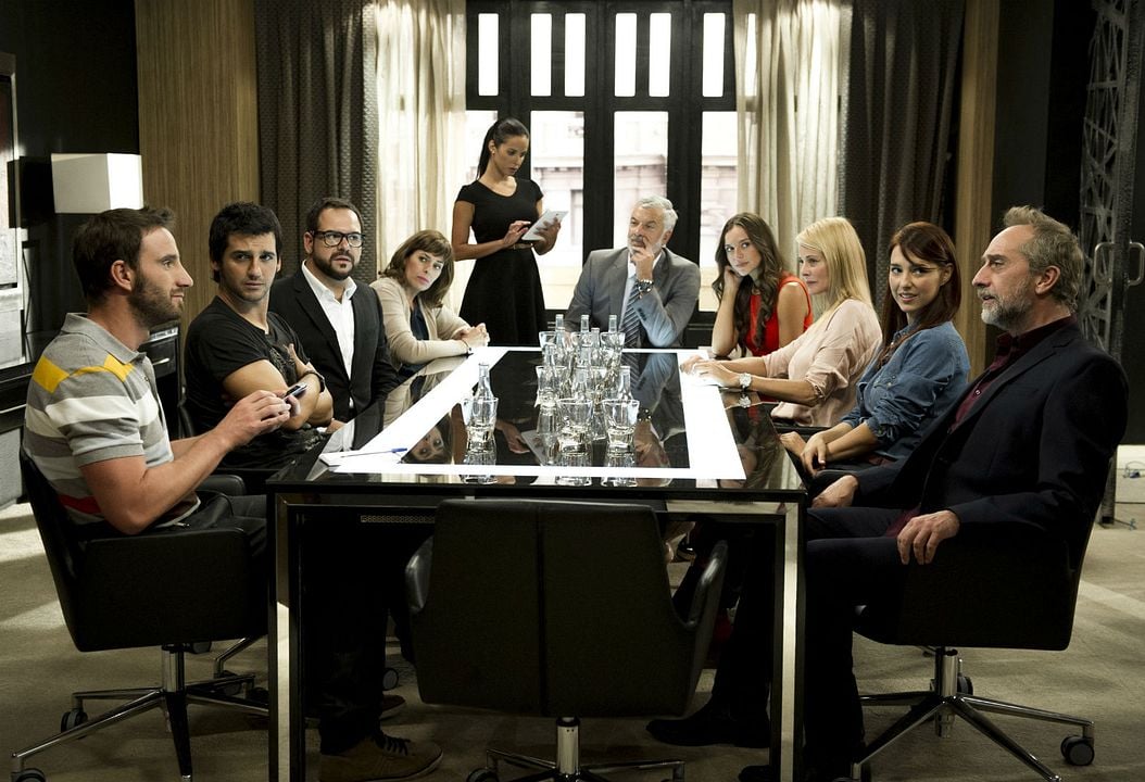 Foto Belén Rueda, Gonzalo de Castro, Dani Rovira