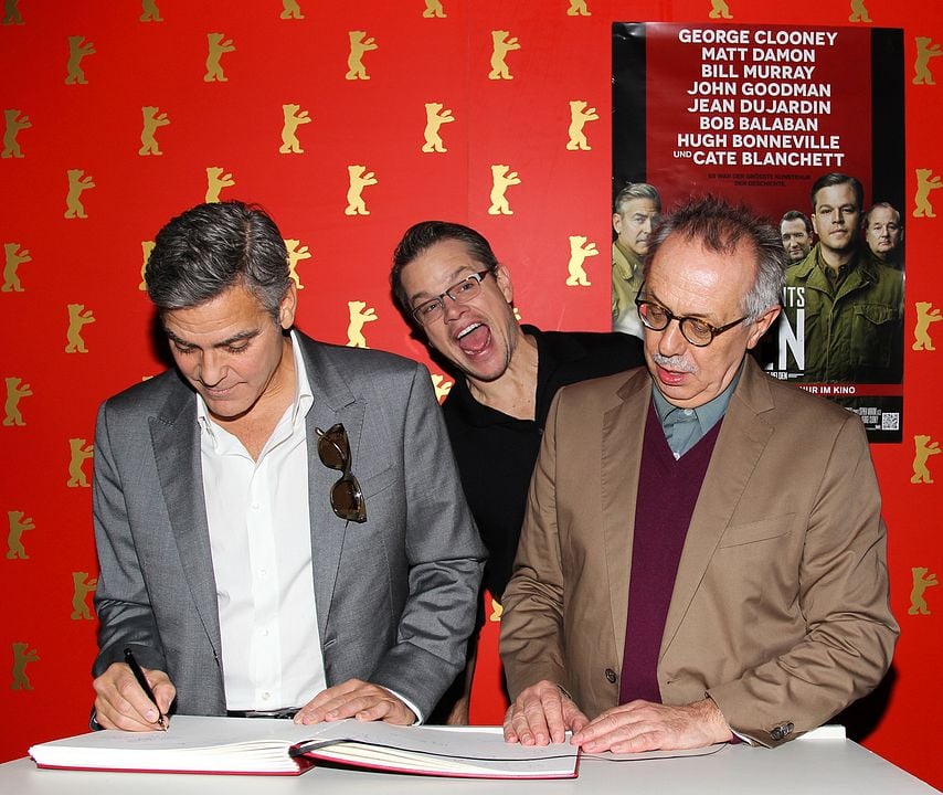 Operación Monumento : Cobertura de revista George Clooney, Matt Damon