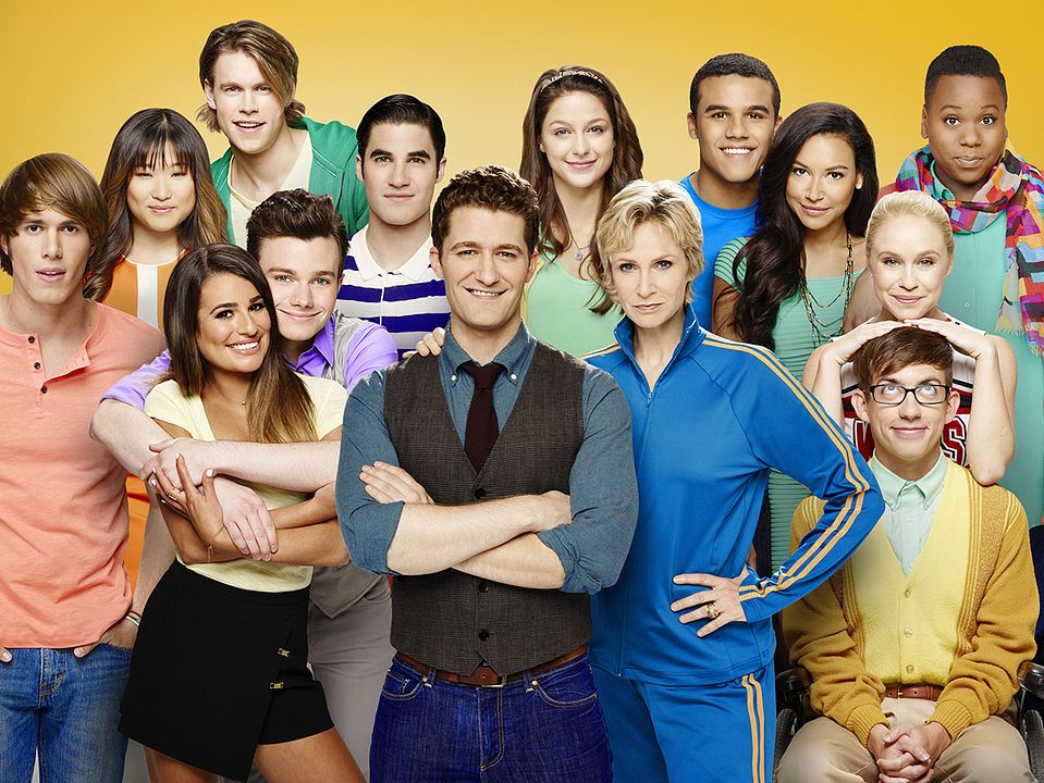 Foto Jane Lynch, Naya Rivera, Lea Michele, Matthew Morrison, Chris Colfer, Jenna Ushkowitz, Kevin McHale, Darren Criss, Chord Overstreet, Alex Newell, Melissa Benoist