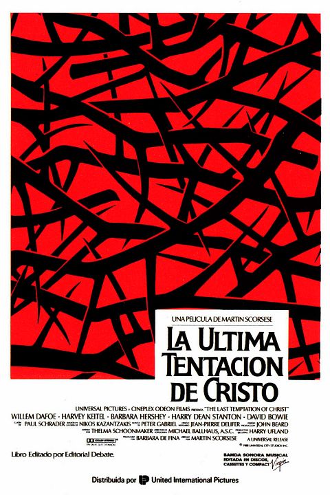 La última tentación de Cristo : Póster