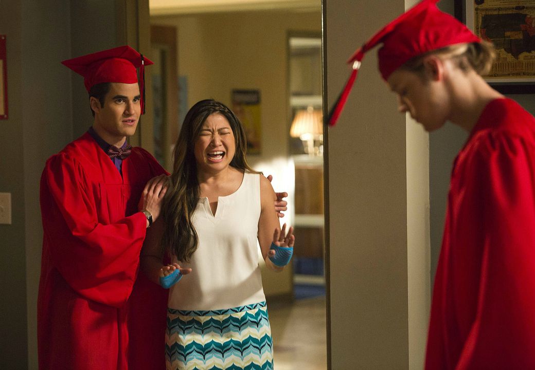 Glee : Foto Jenna Ushkowitz, Darren Criss, Chord Overstreet