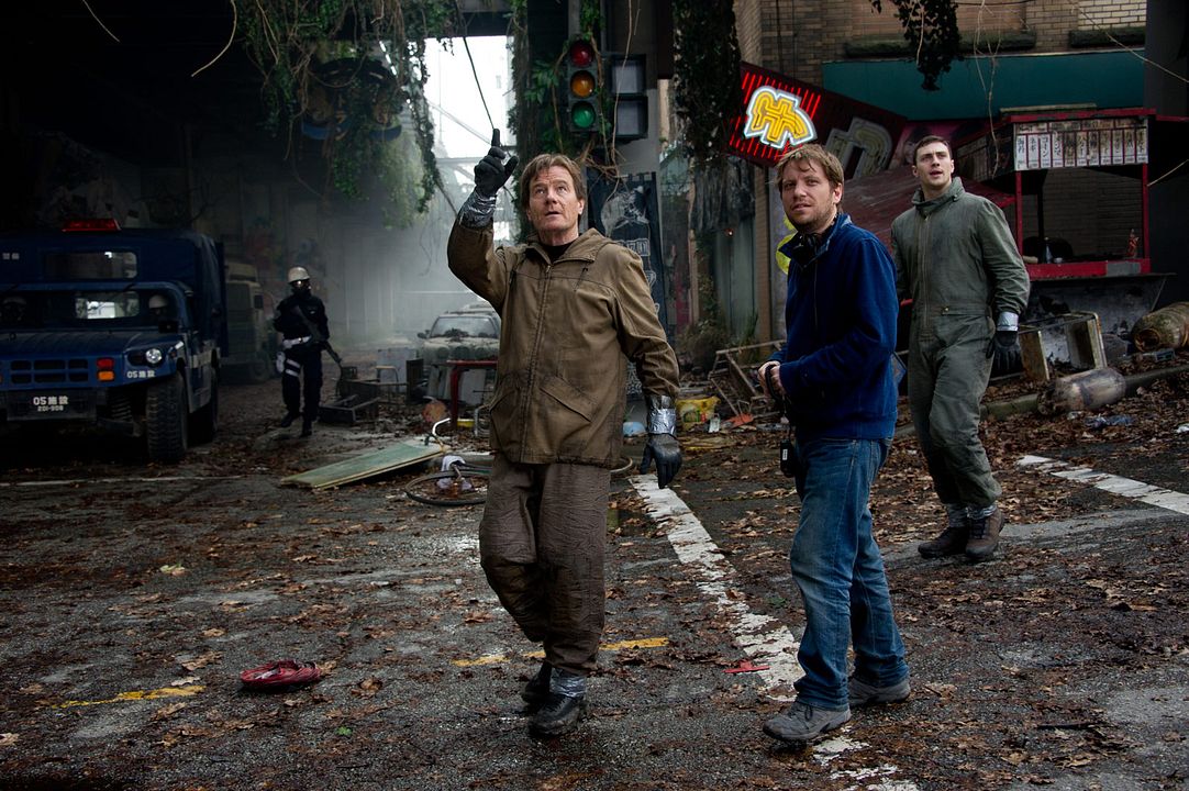 Godzilla : Foto Gareth Edwards, Bryan Cranston, Aaron Taylor-Johnson