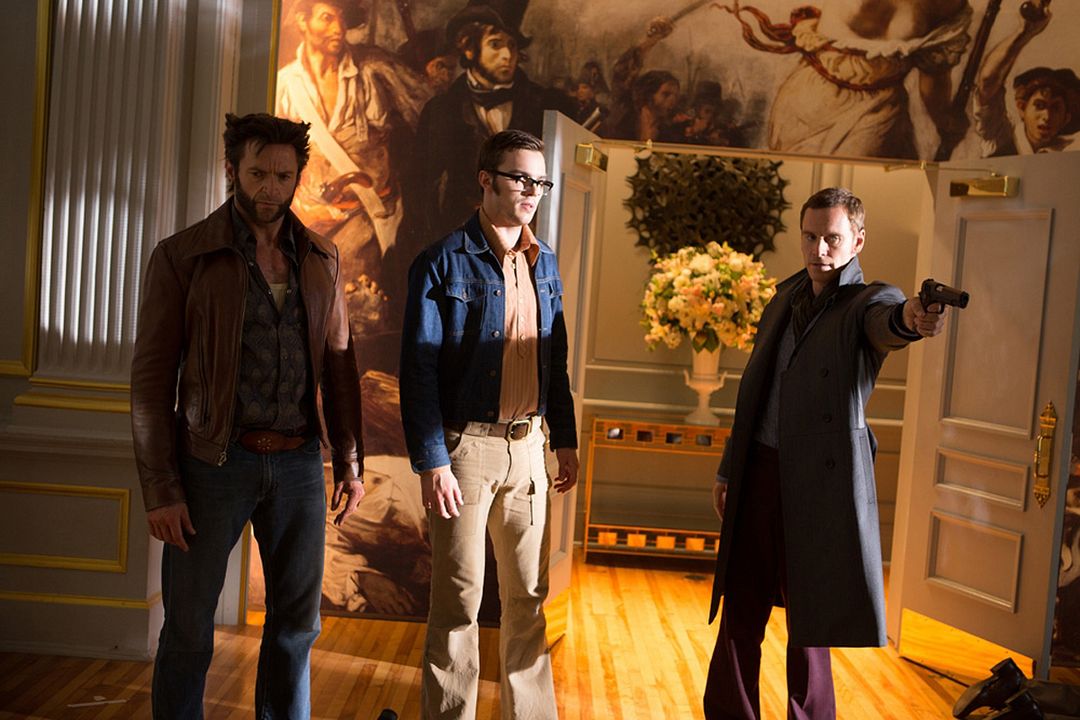X-Men: Días del futuro pasado : Foto Michael Fassbender, Hugh Jackman, Nicholas Hoult
