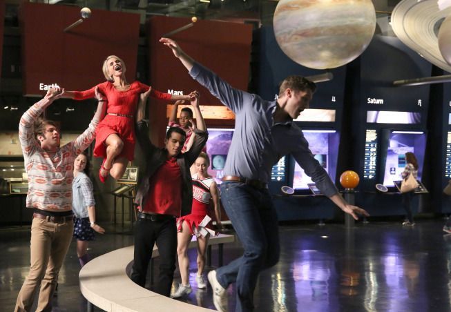 Glee : Foto Matthew Morrison, Kristin Chenoweth