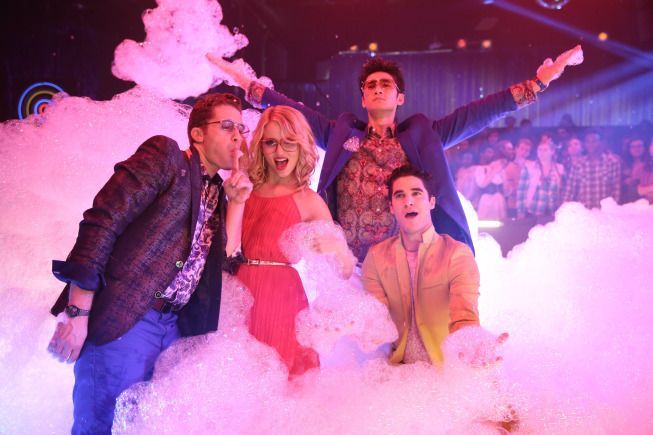 Glee : Foto Dianna Agron, Harry Shum Jr., Matthew Morrison, Darren Criss