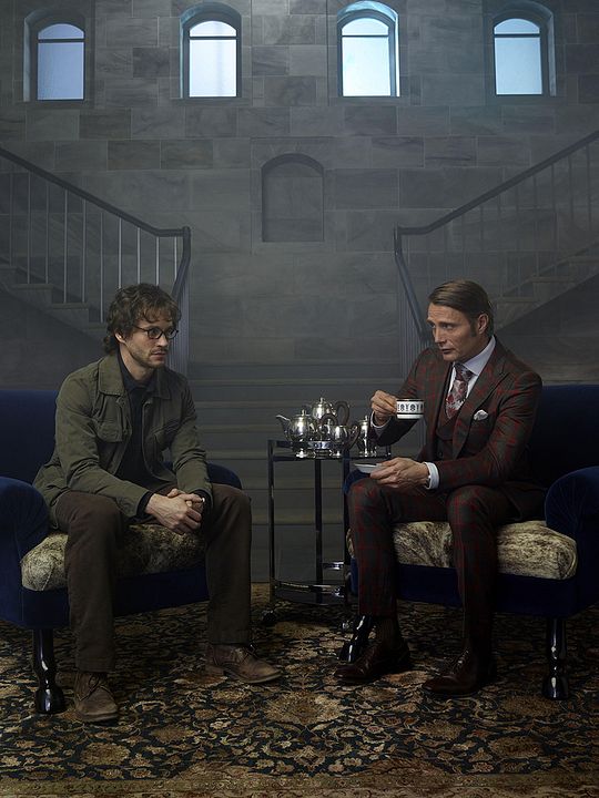 Foto Mads Mikkelsen, Hugh Dancy
