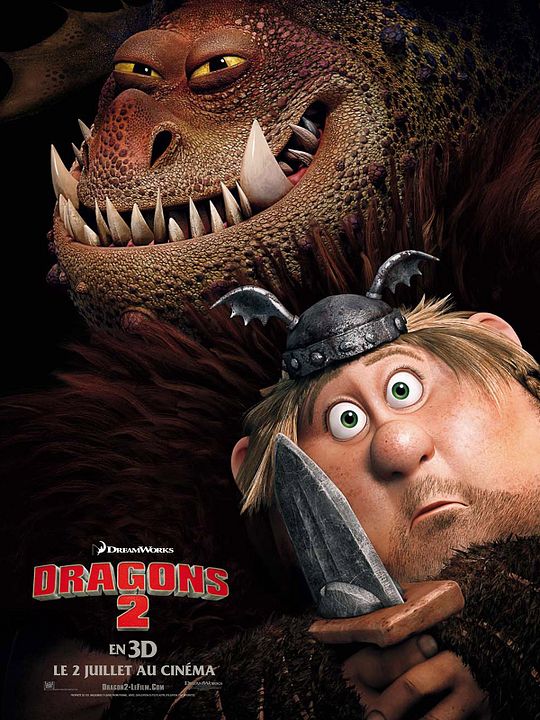 Cómo entrenar a tu dragón 2 : Póster