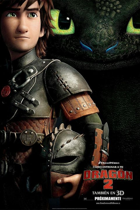 Cómo entrenar a tu dragón 2 : Póster
