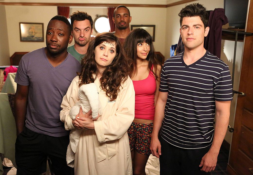 New Girl : Foto Max Greenfield, Damon Wayans Jr., Jake Johnson, Zooey Deschanel, Hannah Simone, Lamorne Morris