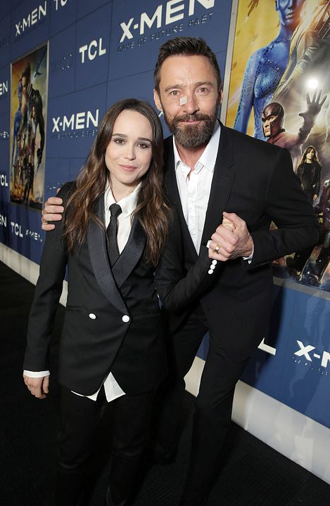 X-Men: Días del futuro pasado : Cobertura de revista Elliot Page, Hugh Jackman