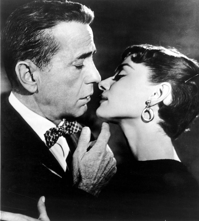 Foto Humphrey Bogart, Audrey Hepburn