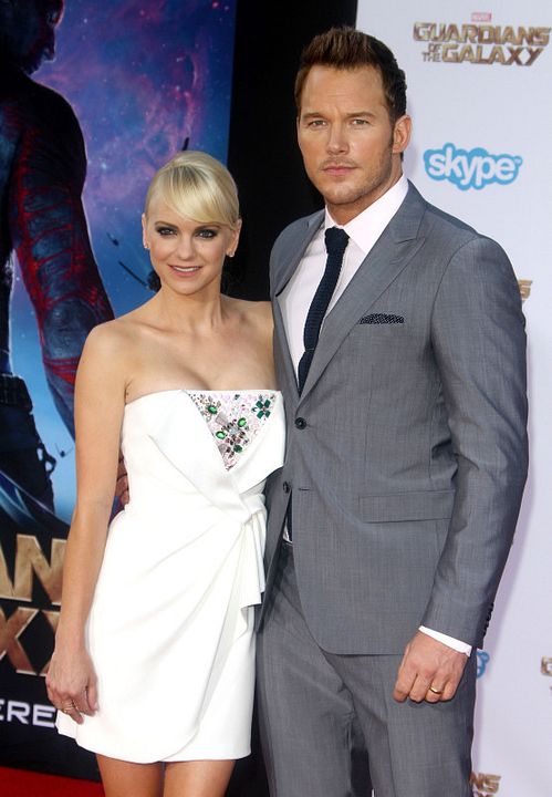 Guardianes de la Galaxia : Cobertura de revista Anna Faris, Chris Pratt