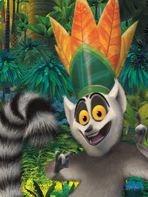 Viva el rey Julien : Póster