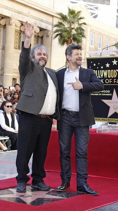 Cobertura de revista Peter Jackson, Andy Serkis