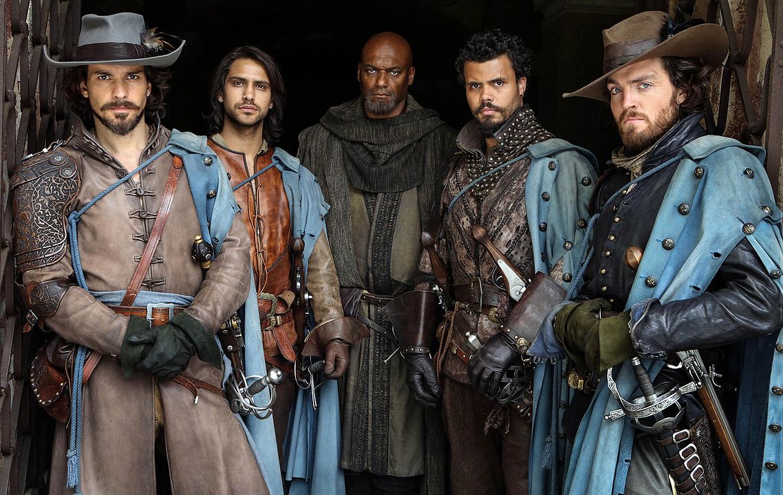 The Musketeers : Foto Tom Burke, Santiago Cabrera, Luke Pasqualino, Colin Salmon