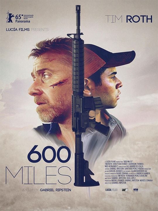 600 millas : Póster