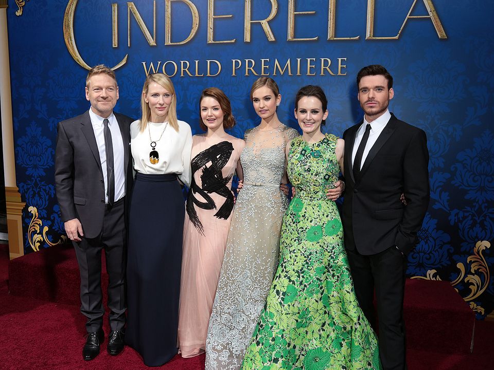 Cenicienta : Cobertura de revista Lily James, Kenneth Branagh, Cate Blanchett, Richard Madden
