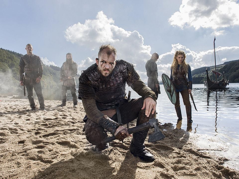 Foto Alexander Ludwig, Travis Fimmel, Gustaf Skarsgård, Clive Standen, Katheryn Winnick