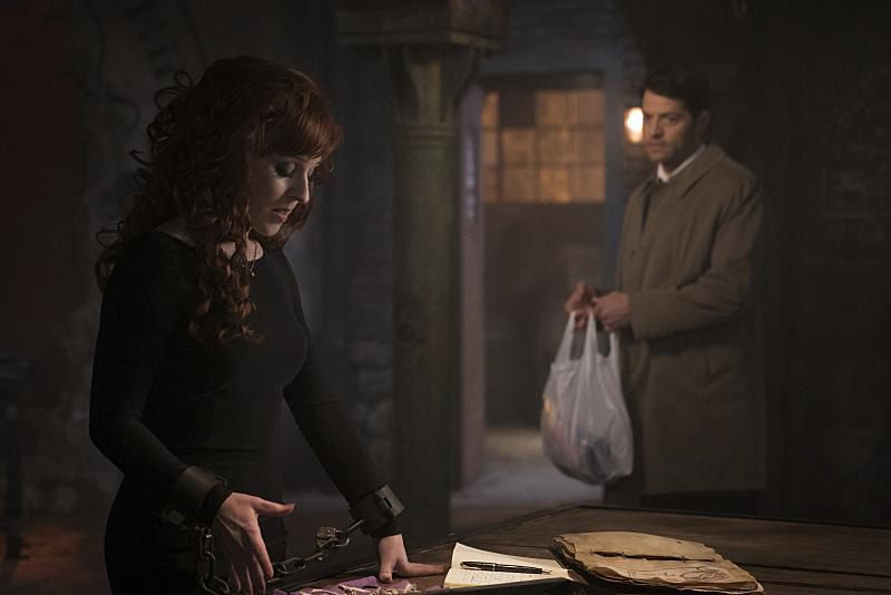 Supernatural : Foto Misha Collins, Ruth Connell