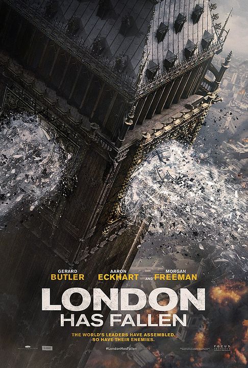Londres bajo fuego : Póster