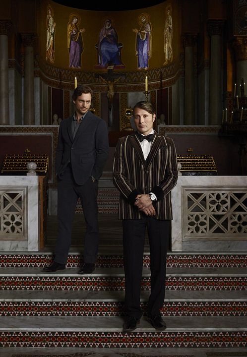 Foto Hugh Dancy, Mads Mikkelsen