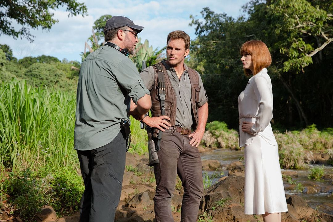 Jurassic World : Foto Chris Pratt, Colin Trevorrow, Bryce Dallas Howard
