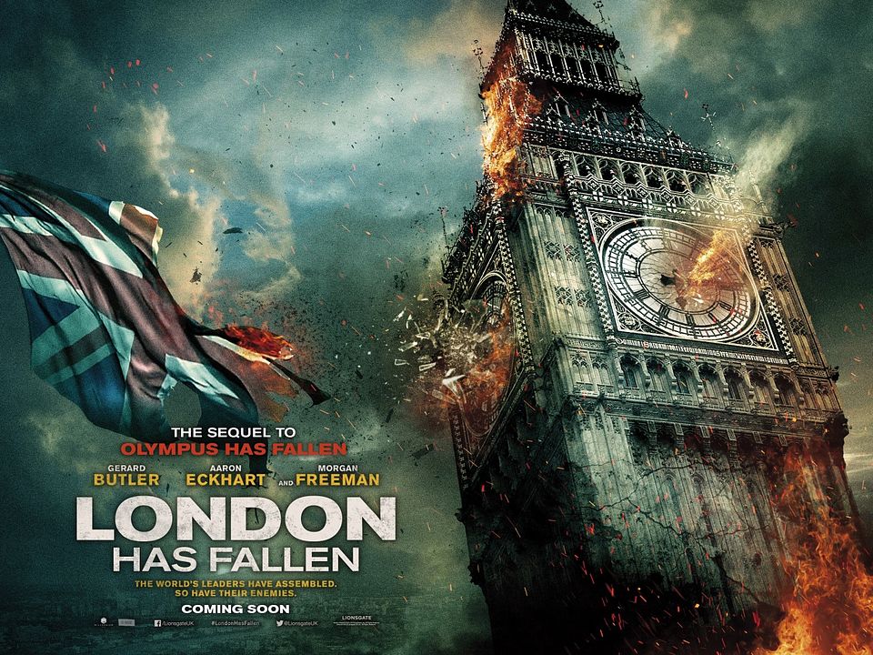 Londres bajo fuego : Póster