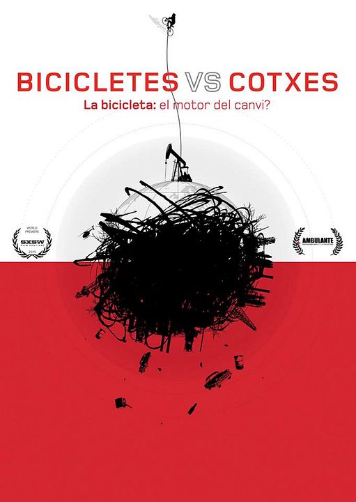 Bicicletas vs coches : Póster