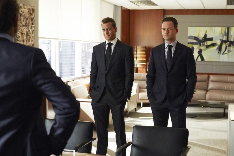 Suits : Foto Patrick J. Adams, Rick Hoffman