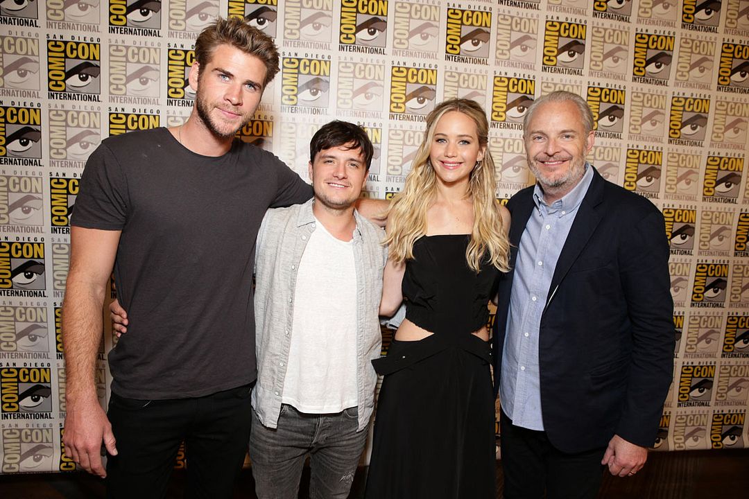 Los juegos del hambre: Sinsajo - Parte 2 : Cobertura de revista Francis Lawrence, Jennifer Lawrence, Liam Hemsworth, Josh Hutcherson