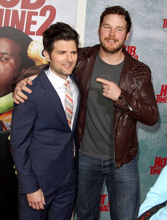 Cobertura de revista Adam Scott, Chris Pratt