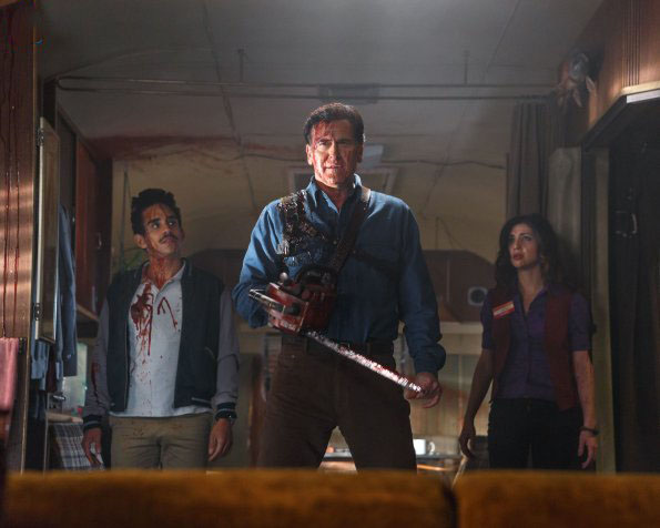 Foto Ray Santiago, Bruce Campbell