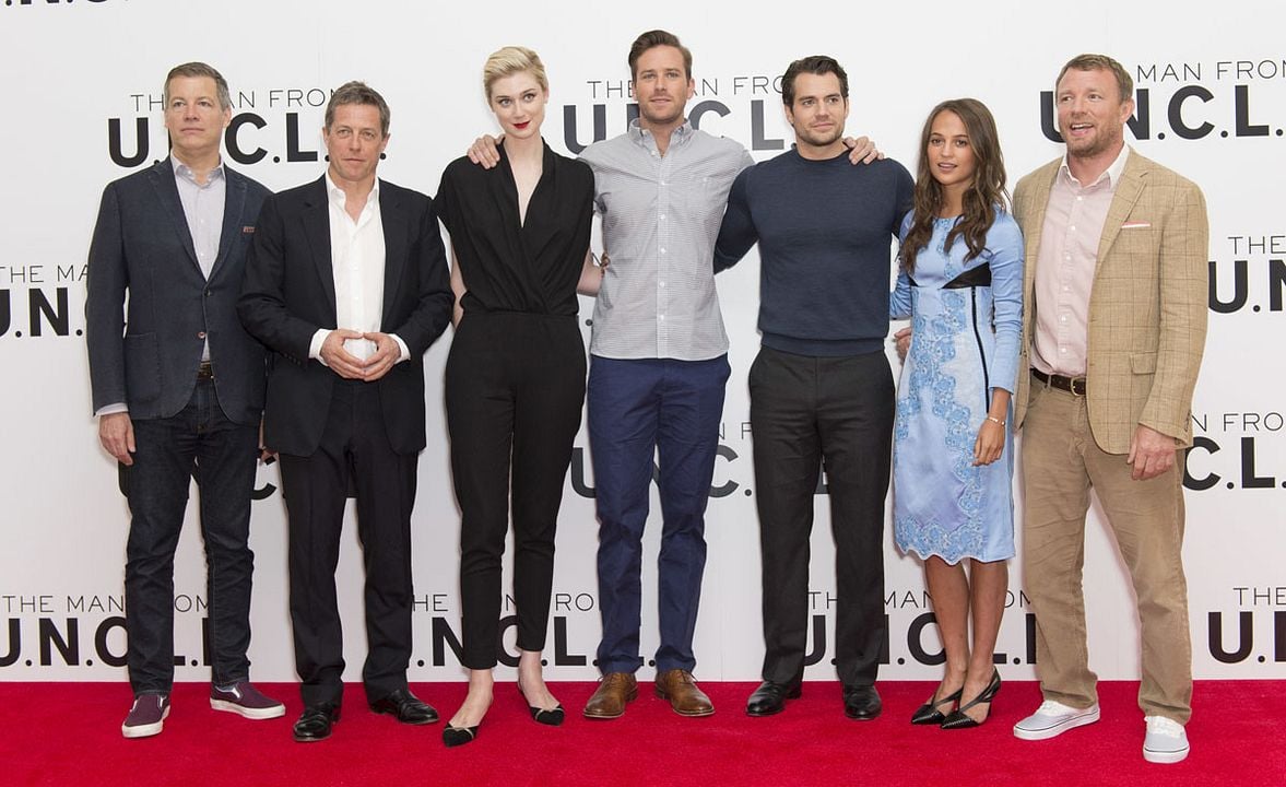 Operación U.N.C.L.E. : Cobertura de revista Henry Cavill, Armie Hammer, Guy Ritchie, Alicia Vikander, Elizabeth Debicki, Hugh Grant