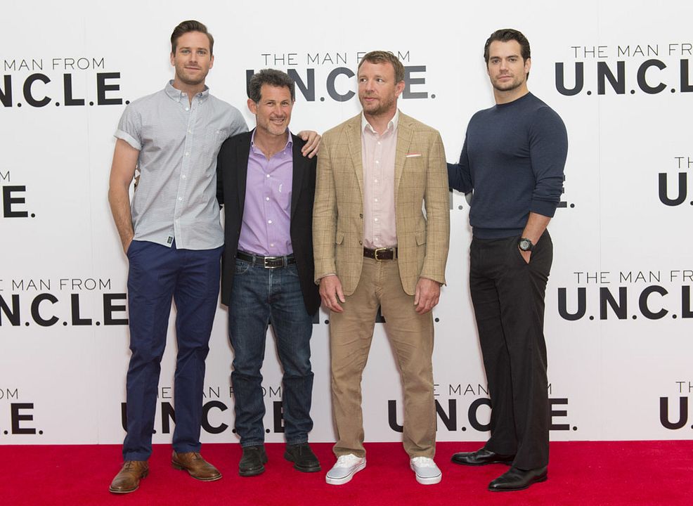 Operación U.N.C.L.E. : Cobertura de revista Henry Cavill, Armie Hammer, Guy Ritchie