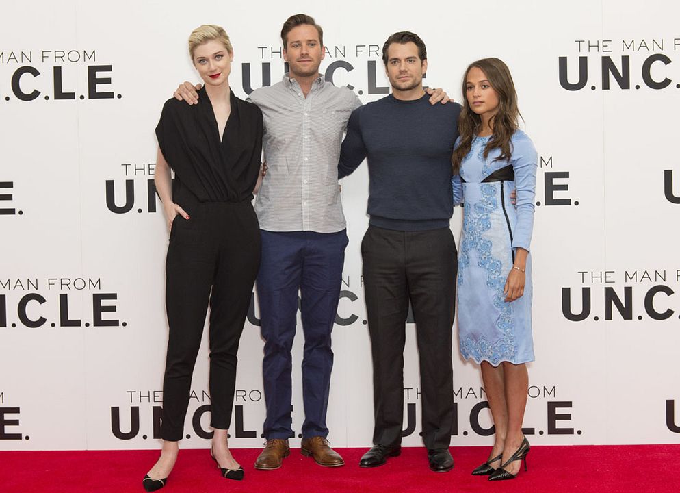 Operación U.N.C.L.E. : Cobertura de revista Elizabeth Debicki, Armie Hammer, Alicia Vikander, Henry Cavill