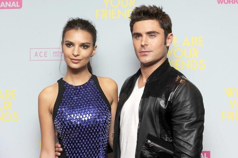Música, amigos y fiesta : Cobertura de revista Emily Ratajkowski, Zac Efron
