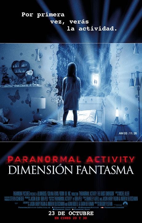 Paranormal Activity: Dimensión fantasma : Póster