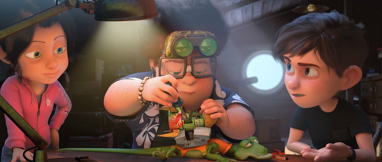 Una familia espacial : Foto