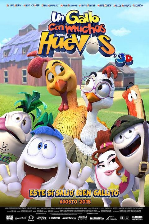 Un gallo con muchos huevos : Póster