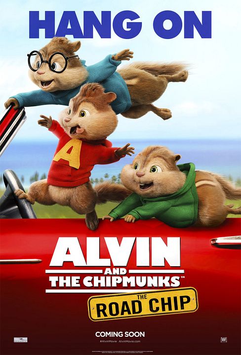 Alvin y las ardillas: Aventura sobre ruedas : Póster