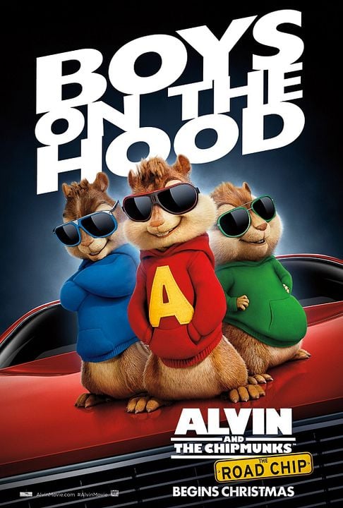Alvin y las ardillas: Aventura sobre ruedas : Póster