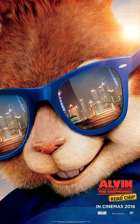 Alvin y las ardillas: Aventura sobre ruedas : Póster