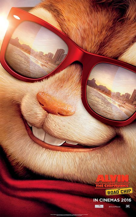 Alvin y las ardillas: Aventura sobre ruedas : Póster